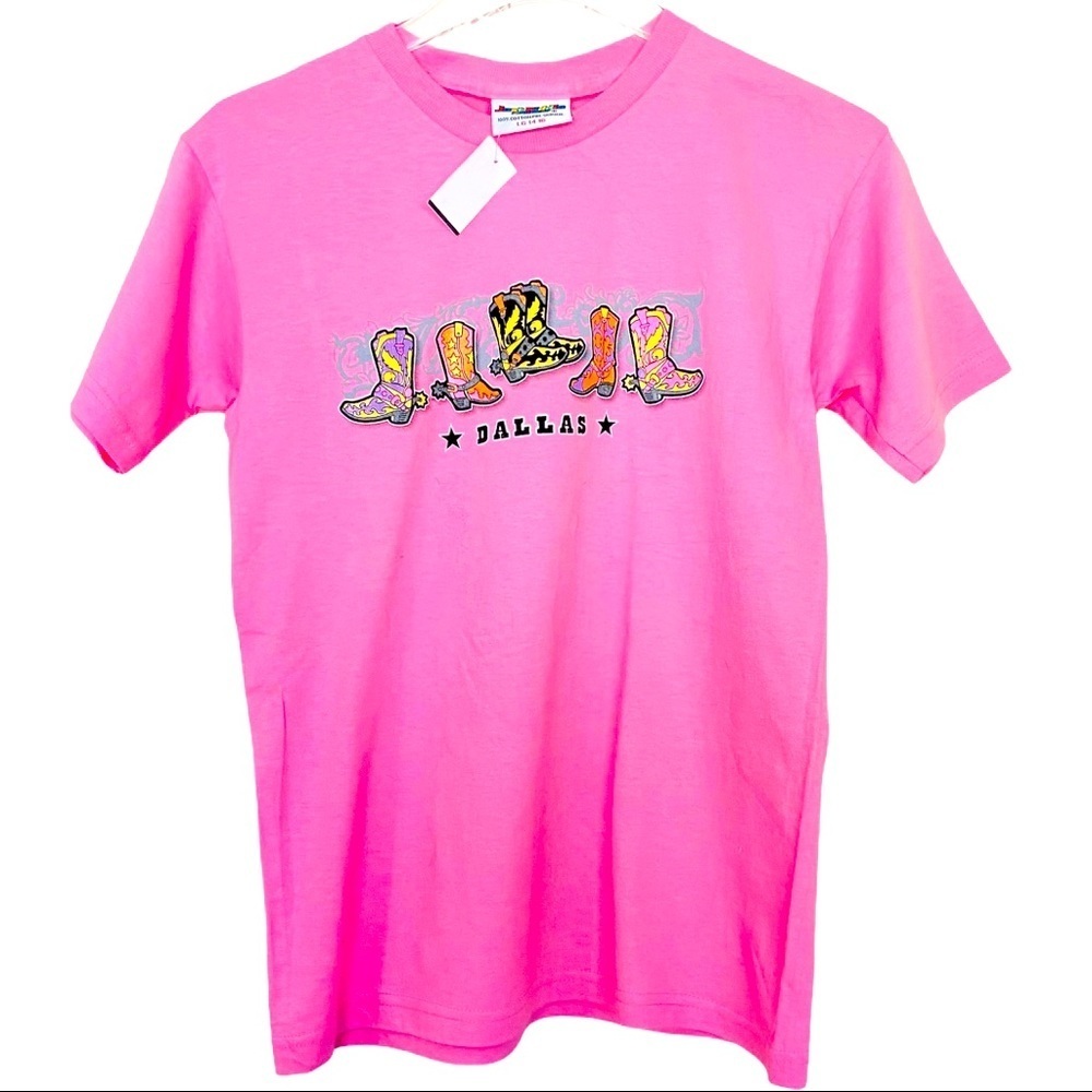 JUST KIDDIN Play-wear Pink t-Shirt Size Lg 14-16
